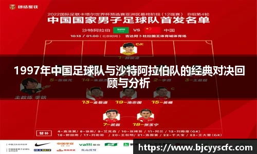 1997年中国足球队与沙特阿拉伯队的经典对决回顾与分析